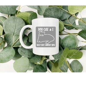 Custom Sublimated Funny Cat 11 oz Mug